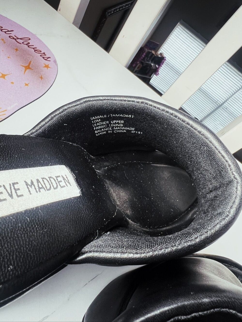 Steve Madden Womens Jungle Embossed Faux Leather Platform Sandals Size 10 - Picture 4 of 5